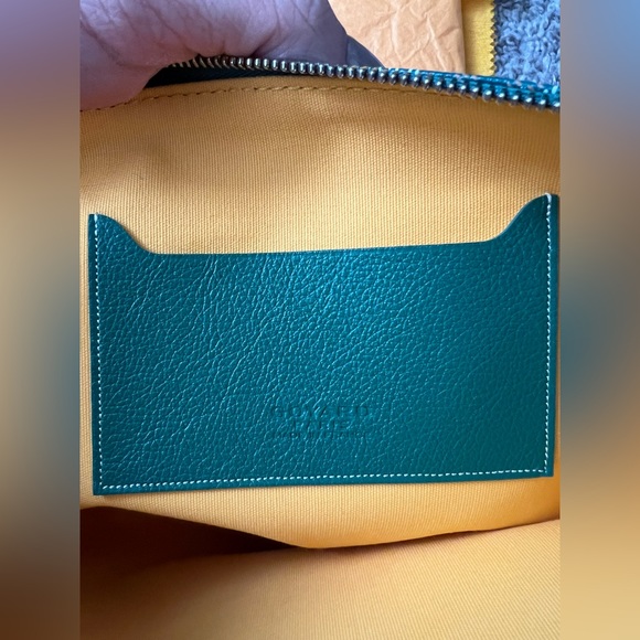 ✖️SOLD✖️AUTH Goyard Senat MM Pouch in Green - Picture 7 of 8